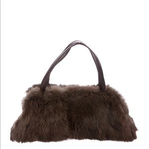 Kooba faux fur handbag